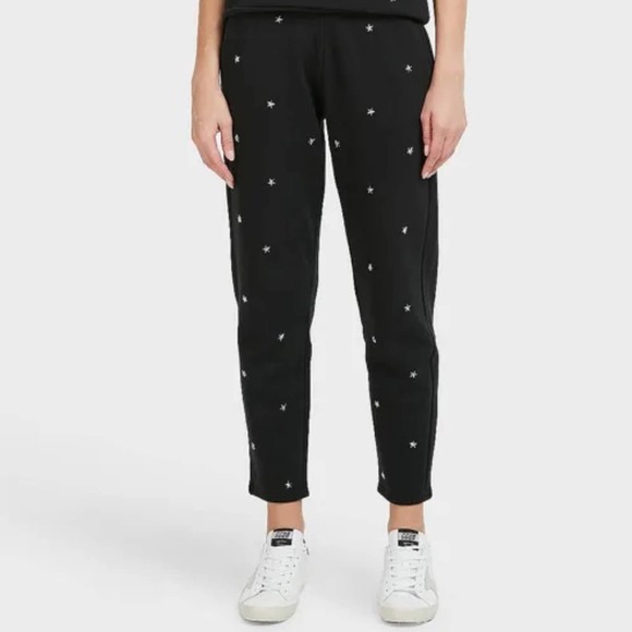 Zoe Karssen Pants - Zoe Karssen Black Star Studded Joggers Size XS